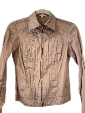 << Cache Shiny Bronze Satin Jacket And Pants